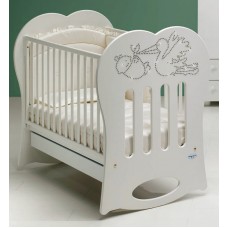 Детская кроватка Baby Italia Crystal Ivory (136 х 82 см) Детская кроватка Baby Italia Crystal Ivory (136 х 82 см)
